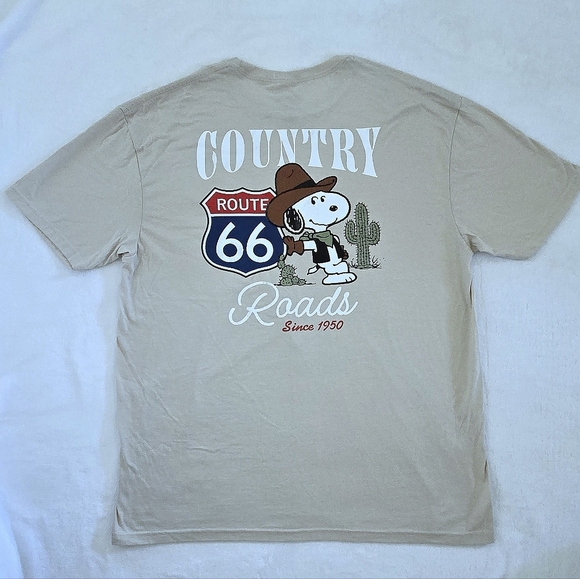 Peanuts🥜 Snoopy🐕 "Route 66" Graphic Tee👕 - NWOT - Picture 9 of 13